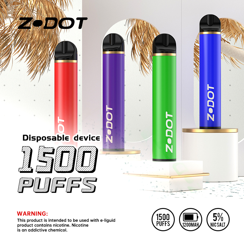 1500 puffs jednorázová elektronická cigareta