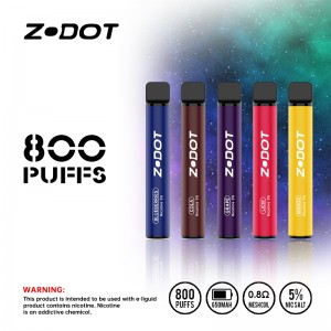 800 puffs jednorázové vape pero
